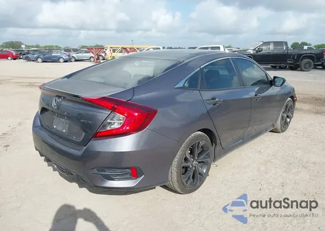 2020 Honda Civic Sport from USA, damaged, VIN 19XFC2F89LE000584